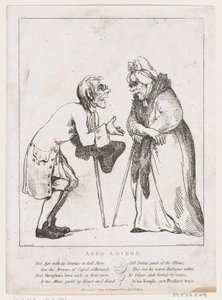 Oude geliefden, 2 januari 1797 door Thomas Rowlandson