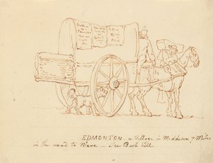 Albumtekening door Thomas Rowlandson