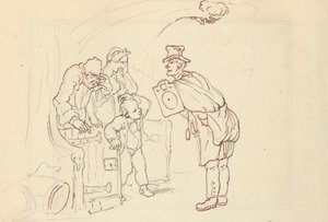 Albumtekening door Thomas Rowlandson