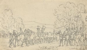 Albumtekening door Thomas Rowlandson