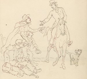 Albumtekening door Thomas Rowlandson