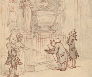 Albumtekening door Thomas Rowlandson