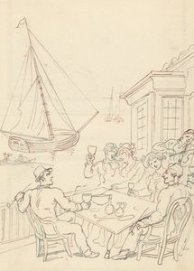 Albumtekening door Thomas Rowlandson