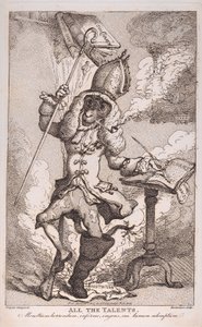 Alle Talenten, 18 april 1807 door Thomas Rowlandson