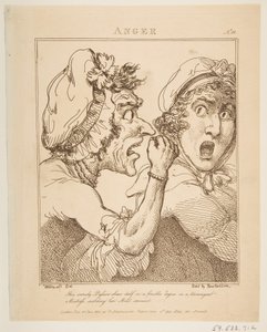 Woede, 21 januari 1800 door Thomas Rowlandson