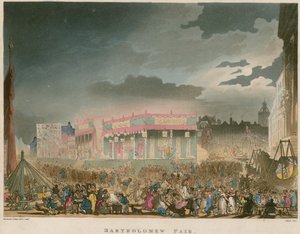 Bartholomew Fair door Thomas Rowlandson