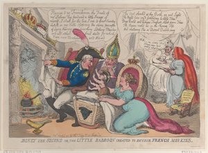 Boney de Tweede of de kleine baviaan gecreëerd om Franse aapjes te verslinden, 9 april 1811