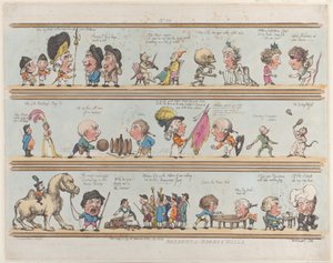 Randen voor kamers en hallen, plaat 10, 10 juli 1799 door Thomas Rowlandson
