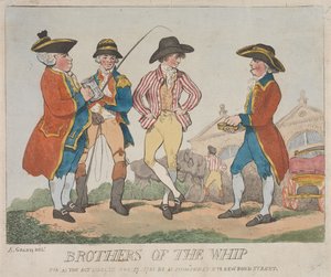 Broeders van de zweep door Thomas Rowlandson
