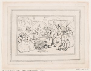 Comforts of Bath, plaat 4 door Thomas Rowlandson