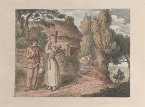 Cornwall, Een Toezichthouder, uit Zichten in Cornwall door Thomas Rowlandson