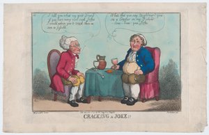 Een Grap Maken door Thomas Rowlandson