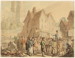 Sloop van oude huizen ten noorden van Westminster Abbey