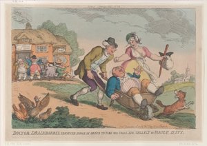Doctor Drainbarrel naar Huis Gebracht om Zijn Proces te Ondergaan voor Verwaarlozing van Fa..., 30 november 1810