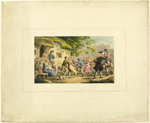 Doctor Syntax plattelandsport, uit De Tour van Doctor Syntax door Thomas Rowlandson