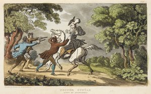 Doctor Syntax en struikrovers door Thomas Rowlandson