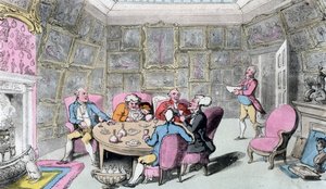 Doctor Syntax met Mijnheer, vroege 19e eeuw door Thomas Rowlandson