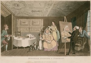 Dr Syntax schildert een portret