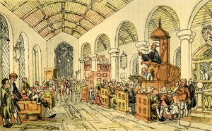 Dr. Syntax predikt door Thomas Rowlandson