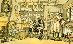 Dr Syntax werd verpleegster door Thomas Rowlandson