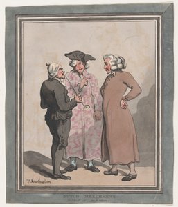 Nederlandse kooplieden geschetst in Amsterdam, 1796-97