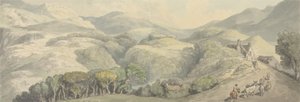 Ingang naar Festiniog, Wales door Thomas Rowlandson