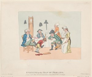 Avond, of, de Man van Gevoel door Thomas Rowlandson