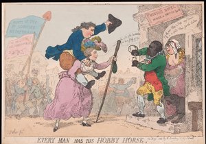 Iedere man heeft zijn hobby door Thomas Rowlandson