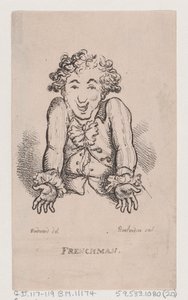 Fransman, april 1808 door Thomas Rowlandson