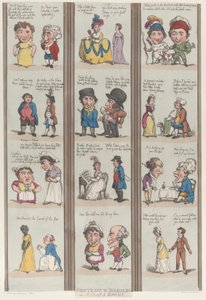 Griezelige randen voor kamers en hallen, [1800], herdruk door Thomas Rowlandson