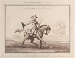 Paardenprestaties, schets 10: Een menuetdanser!!, 1 augustus 1799