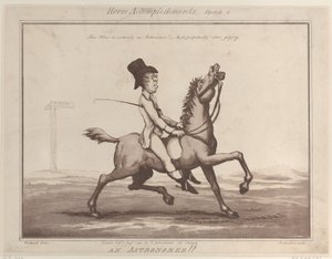 Paardprestaties, Schets 1: Een astronoom!!, 1 augustus 1799