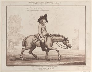 Paardprestaties, schets 3: Een fluiter!!, 1 augustus 1799