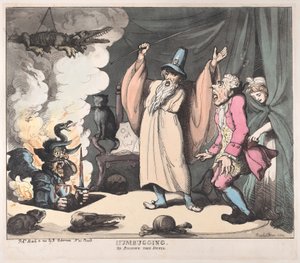 Bedrog, of de Duivel Oproepen, 12 maart 1800 door Thomas Rowlandson