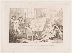 Verstoring van de studie of De gestoorde schilder