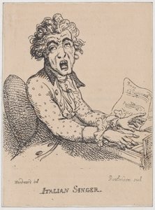 Italiaanse zanger, april 1808
