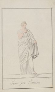 Romeins meisje door Thomas Rowlandson