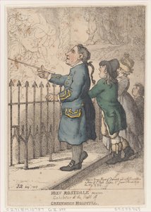John Rosedale Mariner, Tentoonsteller in de Hal van Greenwich Hospital, 26 april 1807
