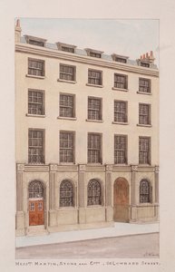 Lombard Street, Londen, ca. 1850