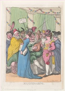 Masquerade, [30 augustus 1811], herdrukt door Thomas Rowlandson