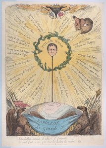 Napoleon Le Grande, 2 december 1813 door Thomas Rowlandson