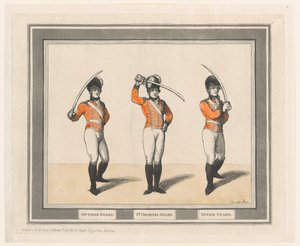 Buitenwacht, St. Georges Wacht, Binnenwacht, 1 september 1798 door Thomas Rowlandson