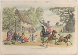 Plaat 13, uit Wereld in Miniatuur, 1816 door Thomas Rowlandson