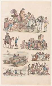 Plaat 16, Contouren van Figuren, Landschappen en Vee...voor het Gebruik van Leerlingen, juni 1, 1790