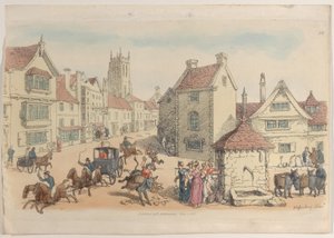 Plaat 24, uit Wereld in Miniatuur, 1816 door Thomas Rowlandson