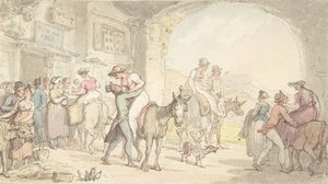 Plezier van een Poste aux Anes, uit Sentimentele Reizen