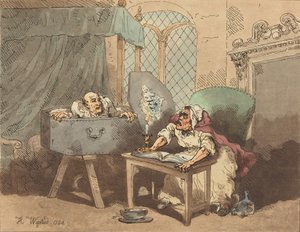 Opstanding, of De geschrokken verpleegster, 1784