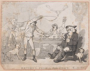 Teruggekeerd van een Vossenjacht, 1787 door Thomas Rowlandson