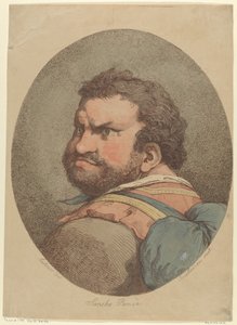 Sancho Panza, uit Don Quichot door Thomas Rowlandson