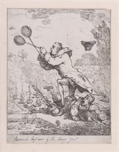 Sir Joseph Banks en de Keizer van Marokko, 1788 door Thomas Rowlandson